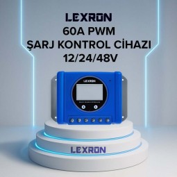 Lexron 60A Pwm Şarj Kontrol Cihazı Lexron 60A Pwm Şarj Kontrol Cihazı